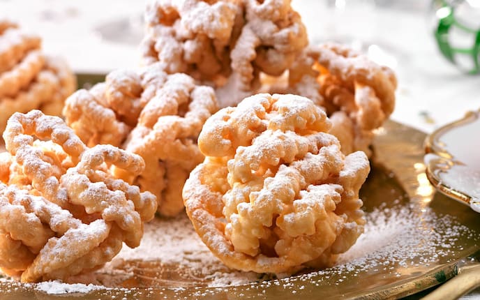 Rezept, Schneeballen, Fasching, Servus