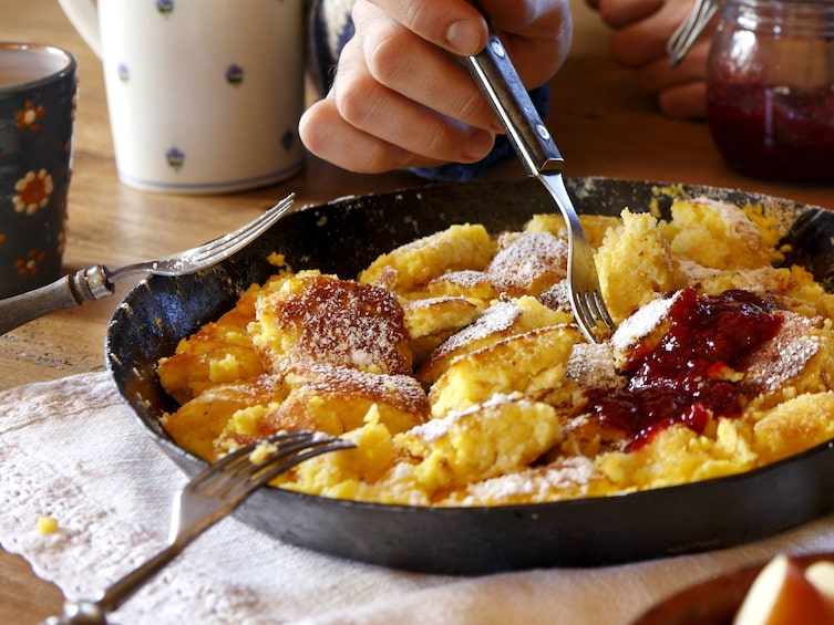 Süßer Polentaschmarren, Servus Rezept