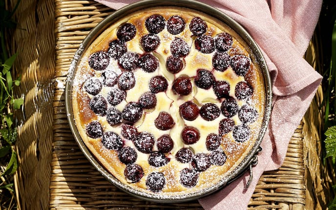 Topfen, Kirschen, Torte, Topfentorte, Kirschtorte, Nachspeise, Servus Rezept
