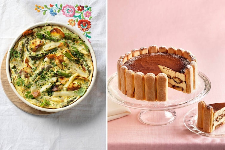 Spargeleierspeise und Tiramisutorte; Rezeptideen, Was soll ich kochen?