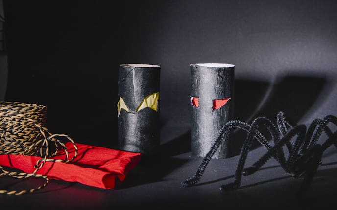 Monster, Glutaugen, basteln, Servus Kinder