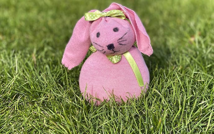 Basteln, Hase, Osterhase, Socken