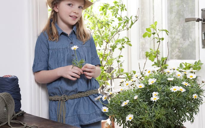 Basteln, Gürtel, Makramee, knüpfen