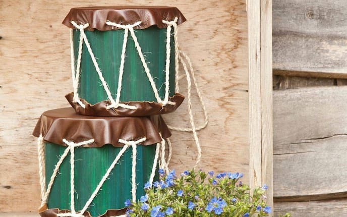 Basteln Trommel Schachtel Kinder Basteltipps Selbermachen