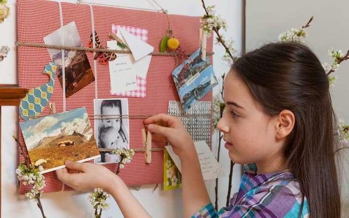 Pinnwand selber basteln (Foto: Katharina Gossow)