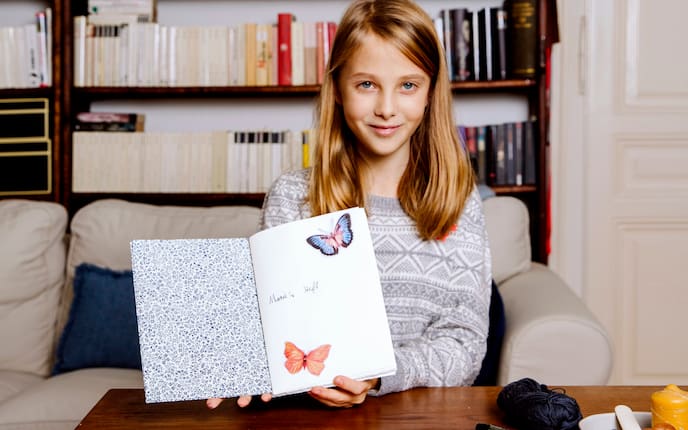 Basteln, Tagebuch, Fadenbindung, DIY