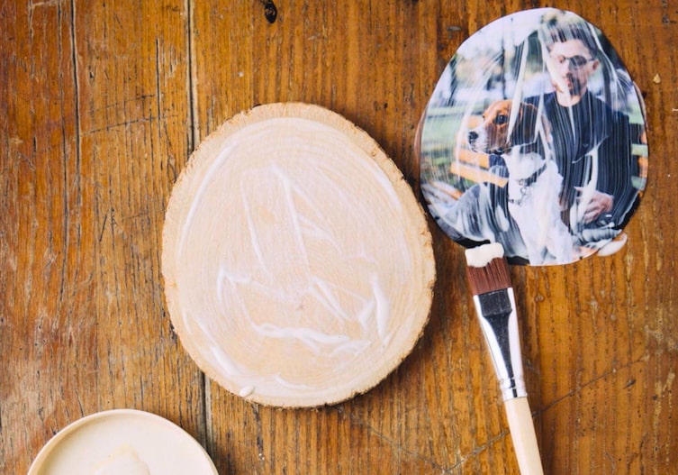 Fotogeschenk, Bild auf Holz übertragen, selber machen, Anleitung