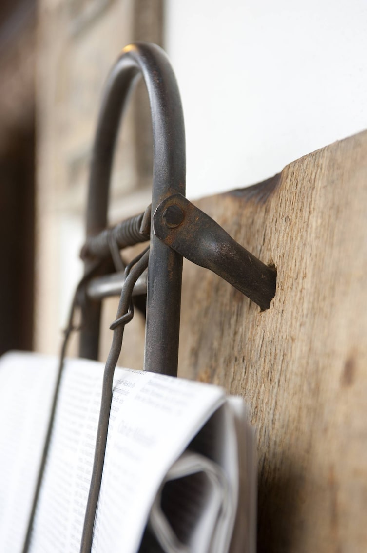 Selbermachen, Basteln, Fundstück, Gepäckträger, Zeitungshalter