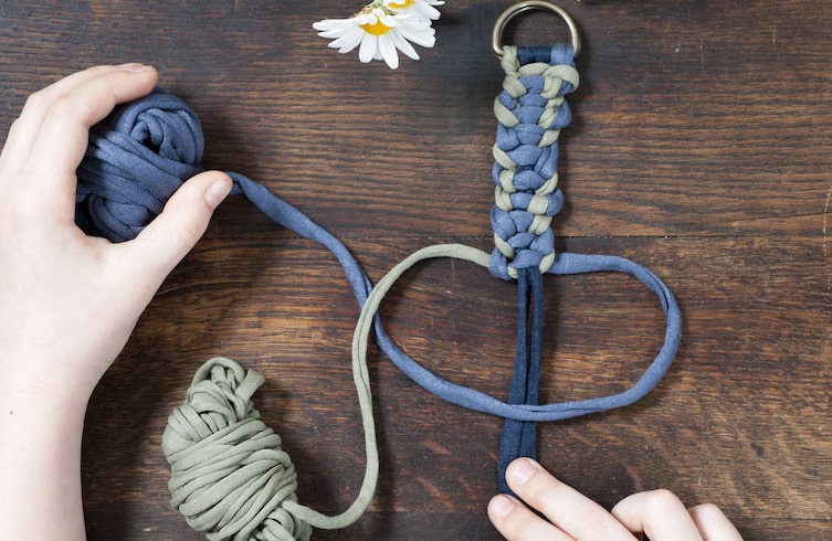 Gürtel aus Makramee