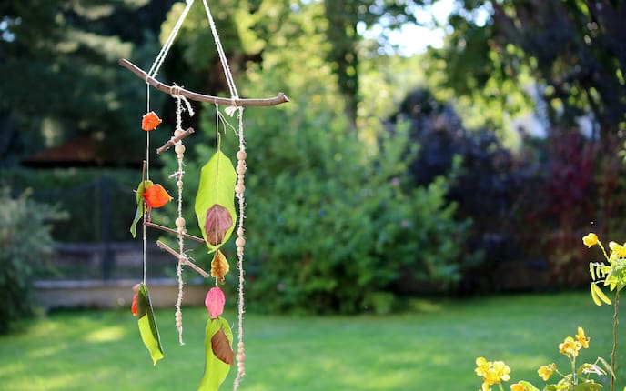 Windspiel, Herbst, Basteln, Servus