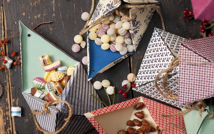 Ideen mit Papierresten: Verpackung, Servus, Basteln