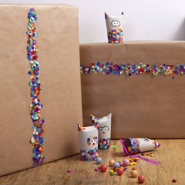 Konfetti, Party, Deko, Kindergeburtstag, Deko basteln, Servus Kinder