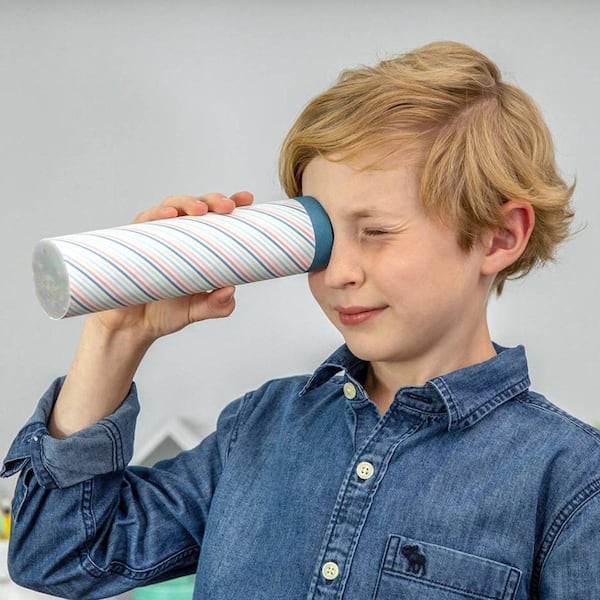 Kaleidoskop basteln, selber machen, Basteln mit Kindern