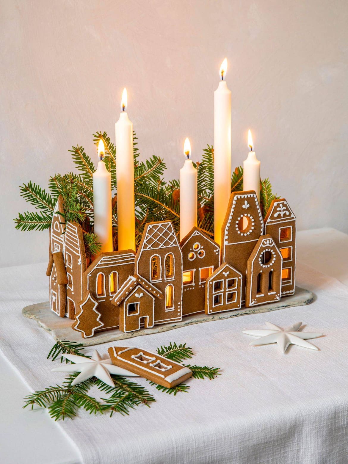 Verträumtes Adventdorf, Lebkuchen-Deko