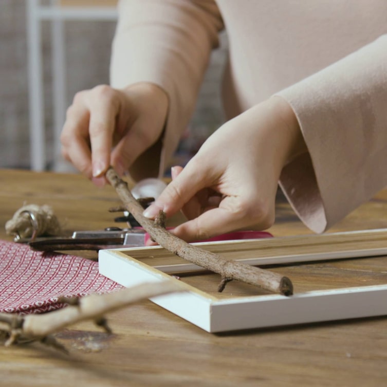 Schlüsselbrett aus Bilderrahmen (Foto: Stephan Zenz)