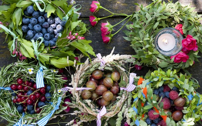 Selbermachen, Simperl, Körbchen, Gräser, Kräuter