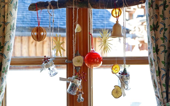 Fensterdeko, Weihnachtsdeko, Weihnachtsschmuck, Selbermachen, Servus