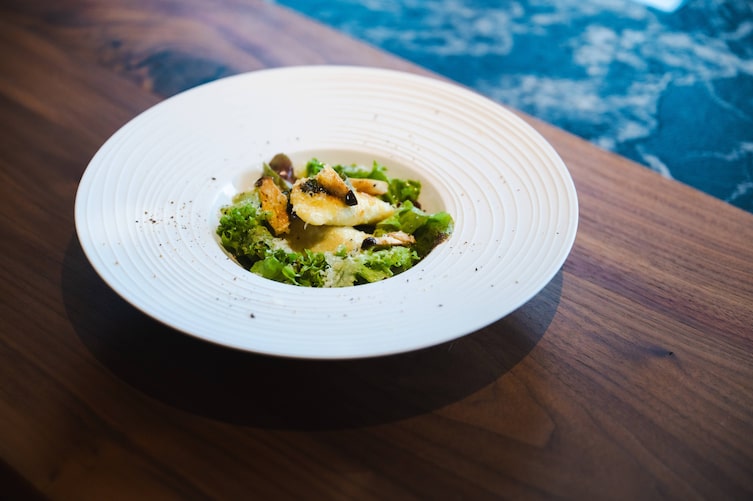 Erdäpfel Teigtaschen mit Schwammerl & wildem Oregano