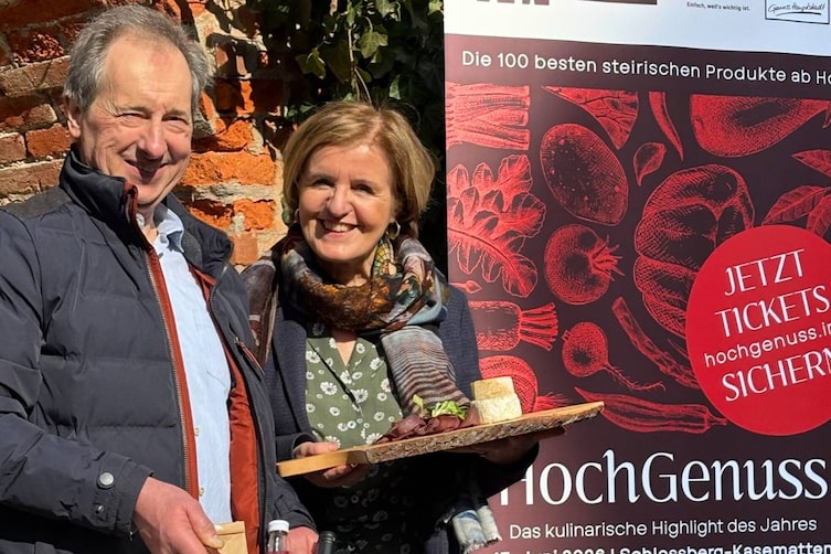 Hochgenuss Geschäftsführerin Margareta Reichstaler und Obmann Franz Deutschmann
