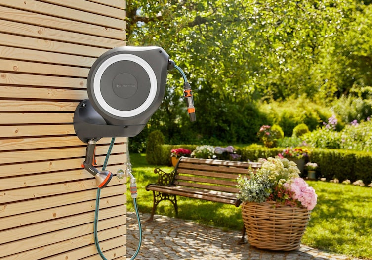 Gardena, Schlauchbox Wandmontage