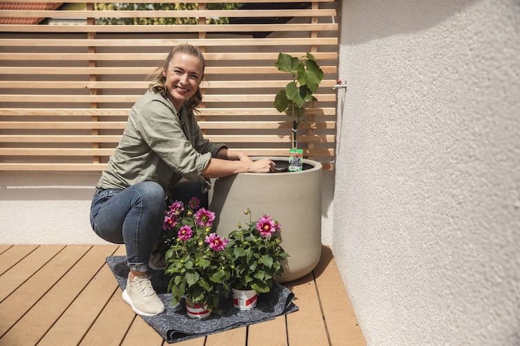 Resi Starkl bei der Arbeit