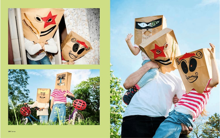 Helden aus Sackerln basteln