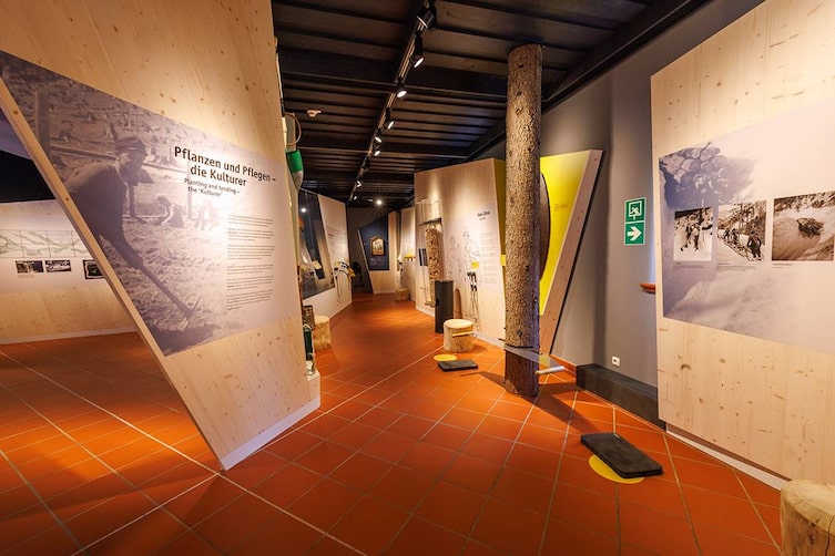 Das Holzknechtmuseum in Rupolding von außen.