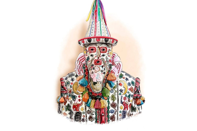 Eine Ausseer Flinserl Maske