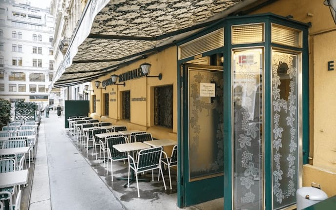 Gasthaus Reinthaler in der Gluckgasse, Wien 1. Bezirk