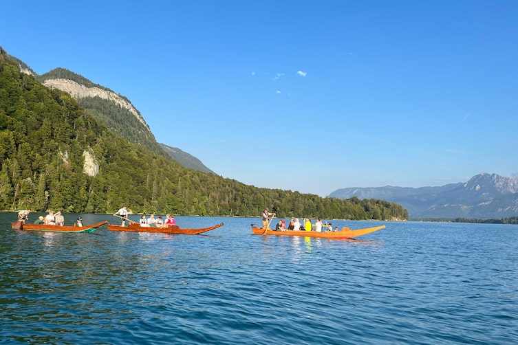 Wolfgangsee, Traunerl, Servus Sommerfrische, Echoblasen