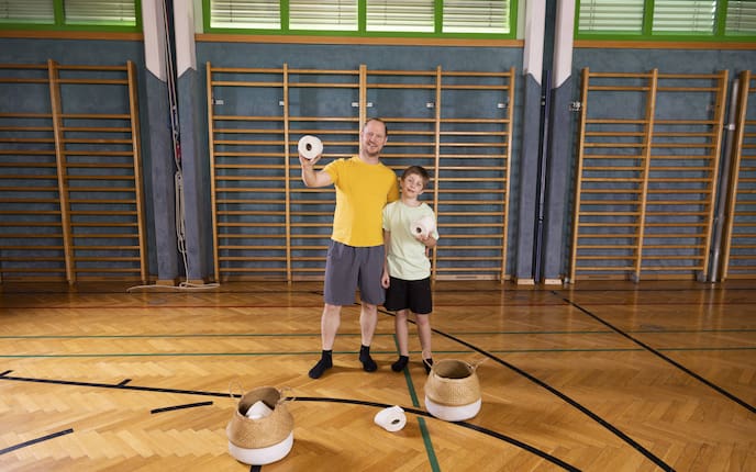 Lernpause, Übungen, Kinder, Servus