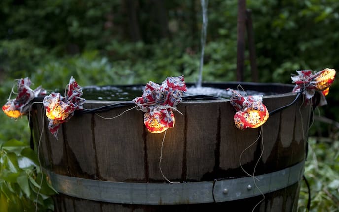 Garten, Lichter, Dekoration, Beleuchtung