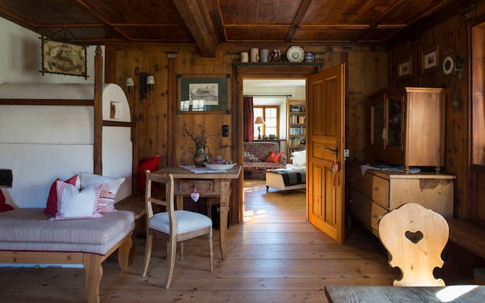 Zirbenholz, Wohnen, Hausbesuch, Holz, Wohnbereich