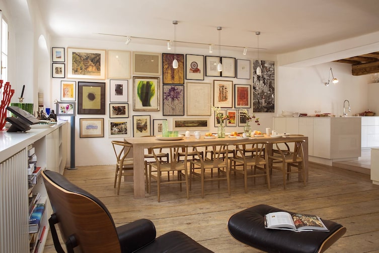 Wohnen, Hausbesuch, Salzschifferhaus, Gmunden, Wohnzimmer