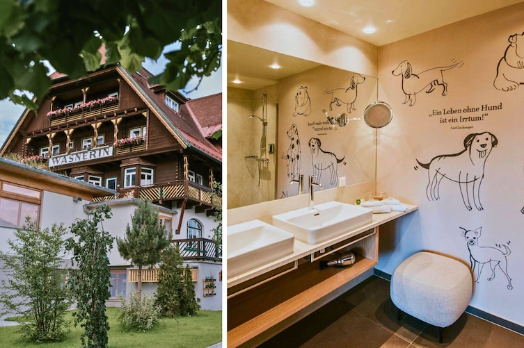 Das G’sund & Natur Hotel DIE WASNERIN in Bad Aussee in der Steiermark ist ein hochklassiges 4-Sterne-Superior-Hotel, das als besonders hundefreundlich gilt und spezielle Services für den Urlaub mit Vierbeinern anbietet.