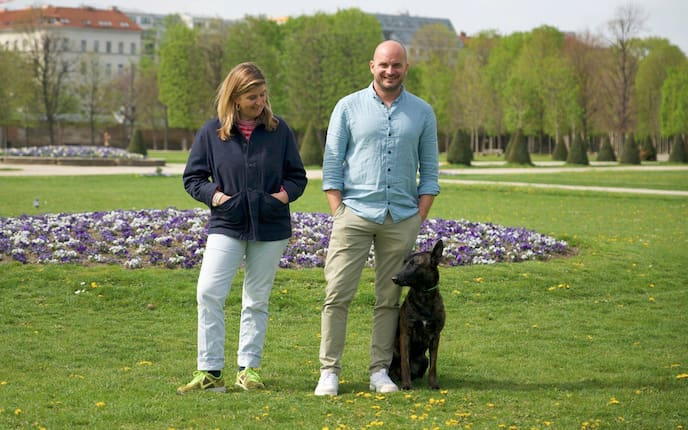 Hundepodcast, Mesi Tötschinger, Florian Günther, Trudi, Augarten