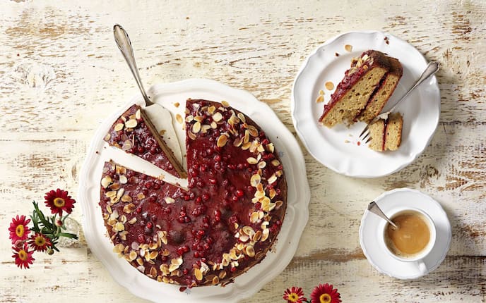 Hadntorte, Torte, Rezept, Servus, Kärnten, Preiselbeeren