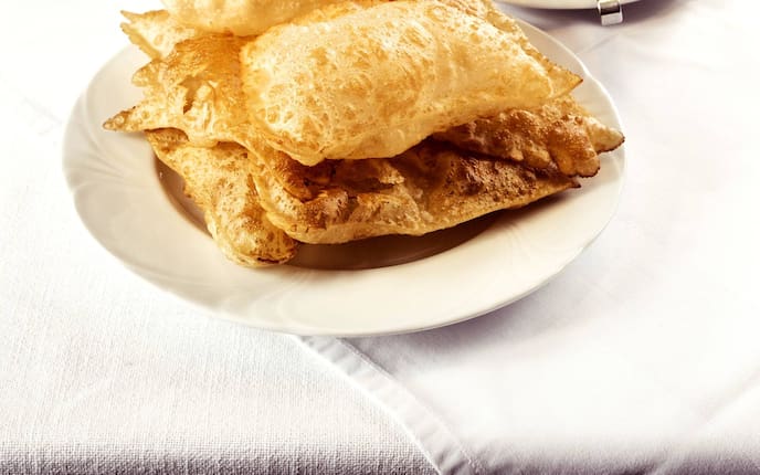 Pinzgauer Bladln, Pinzgauer Spezialität, Rezepte Pinzgau, pikante Krapfen, Krapfen, Servus-Rezept