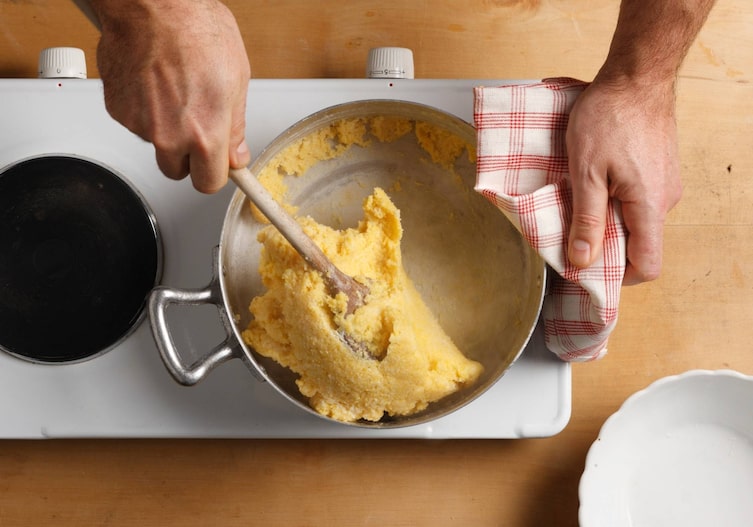 Hafaloab, Grießnocken, Topf, Herd, Beilage