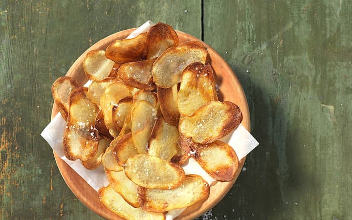 Kartoffel, Erdäpfel, Rohscheiben, Beilage, Servus Rezept