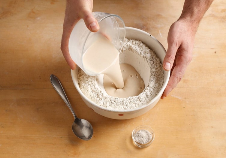 Germ, Mehl, Schüssel, Löffel