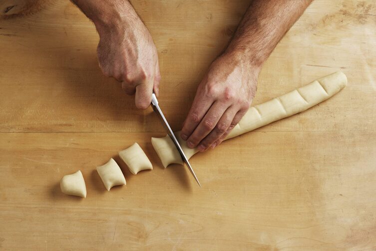 Nudelteig, Teigrolle, Messer