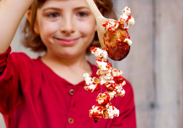 buntes Popcorn, popcorn, selber machen, Servus Rezept