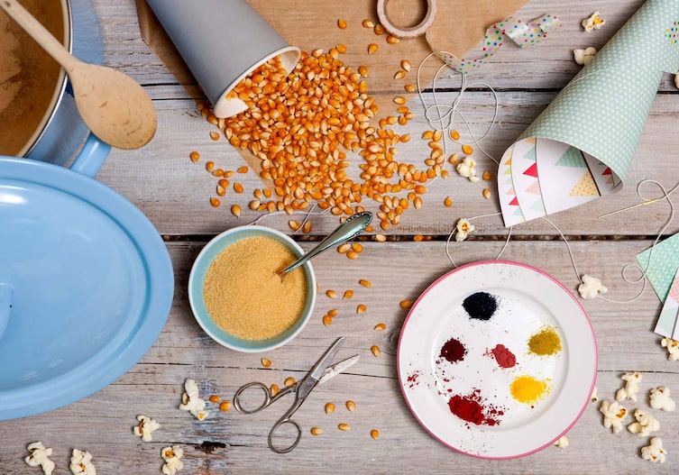 süßes buntes Popcorn, Popcorn, selber machen, Servus Rezept