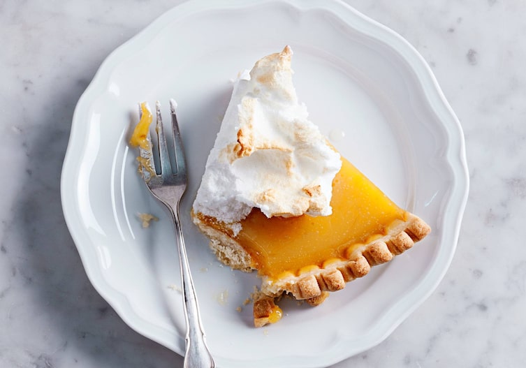 Zitronentarte, Baiser, Zitronencreme, Tarte