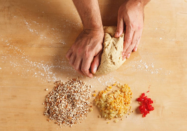 Teig, Christstollen, Zitrone, Orange