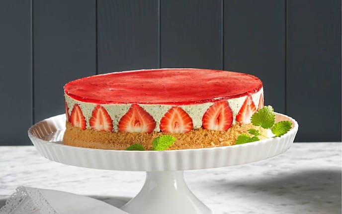 Erdbeeren, Torte, Tortenfuss, Nachspeise, Servus Rezept