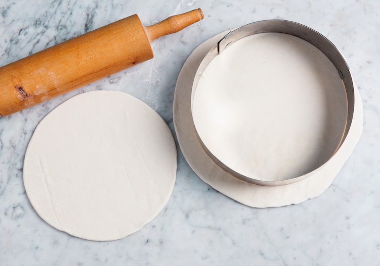 Buttermilchtorte, Tortenboden, Blätterteig