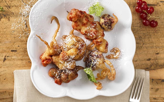 Beeren, Teig, Mostteig, Nachspeise, Ribisel, Servus Rezept