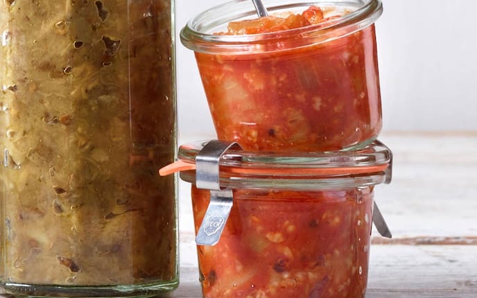 Melanzanisugo, Weckgläser, Beilage, Servus Rezept, Eingemachtes